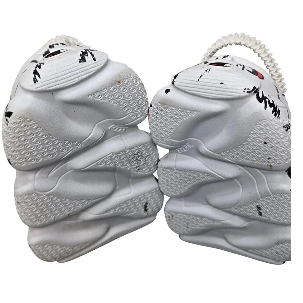 Champion University Super Meloso Script Clog Slippers White Toddler Size 6